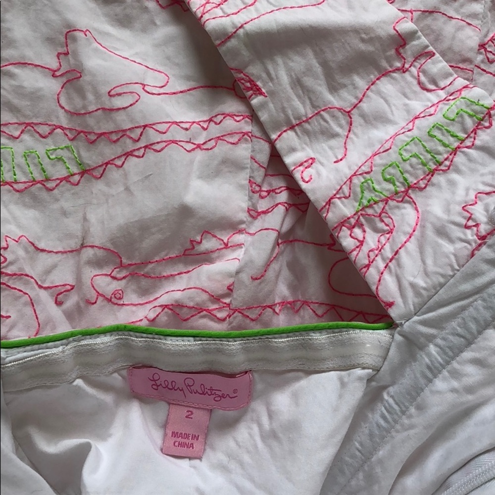 Lilly Pulitzer Alligator Growl strapless dress - Picture 4 of 6